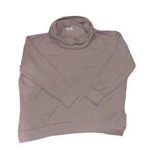 ANDRÉE BY UNIT Ribbed Knit Top in Dusty Mauve